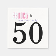 Fantastisches und fünfziges Geburtstagsparty-Papie