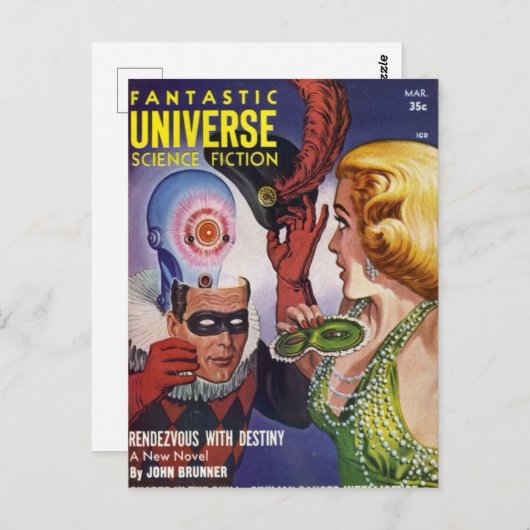 fantastisches Universum 2 Jigsaw Puzzle Postkarte (Vorne/Hinten)