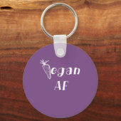 Fantastisches veganes AF-Design Schlüsselanhänger (Vorderseite)