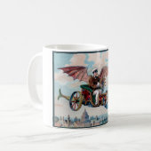 Fantastisches viktorianisches Steampunk Kaffeetasse (Vorderseite Links)