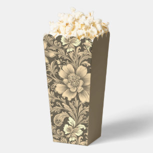 Fantastisches Vintage-Sepia-Blumenmuster Geschenkschachtel