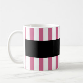 Fantastisches Zahnarzthelfer ROSA-WEISS Stripes Kaffeetasse