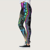 Fantastisches zerbrochenes Fraktal Leggings (Links)