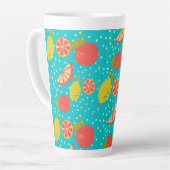 Fantastisches Zitrusmuster Milchtasse (Linke Ecke)