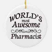 Fantastischste Apotheker der Welt der Keramikornament (Hinten)