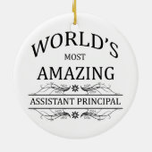 Fantastischste behilfliche Direktion der Welt die Keramikornament (Hinten)