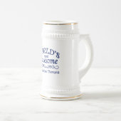 Fantastischste berufliche Therapeut der Welt der Bierglas (VorderseiteRechts)