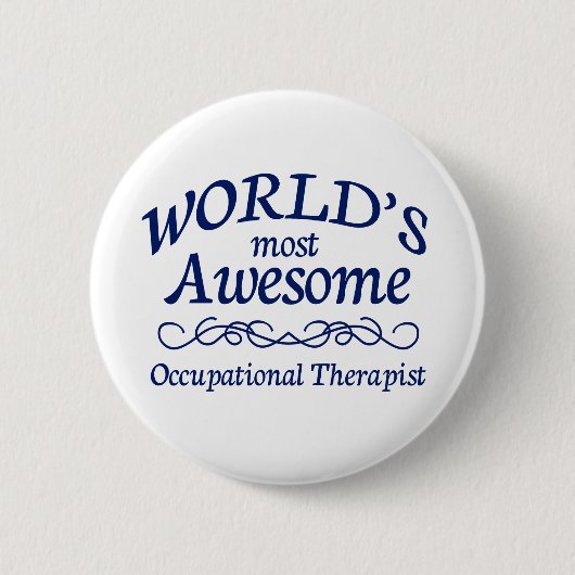 Fantastischste berufliche Therapeut der Welt der Button (Vorderseite)