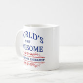 Fantastischste berufliche Therapeut der Welt der Kaffeetasse (Vorderseite Links)