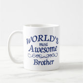 Fantastischste Bruder der Welt der Kaffeetasse (Links)