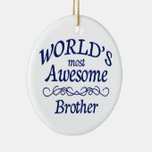 Fantastischste Bruder der Welt der Keramik Ornament (Rechts)