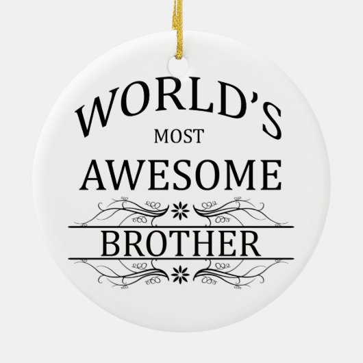 Fantastischste Bruder der Welt der Keramikornament (Hinten)