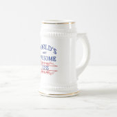 Fantastischste Chef der Welt der Bierglas (VorderseiteRechts)