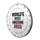 Fantastischste Chef der Welt der Dartscheibe (Vorderseite rechts)