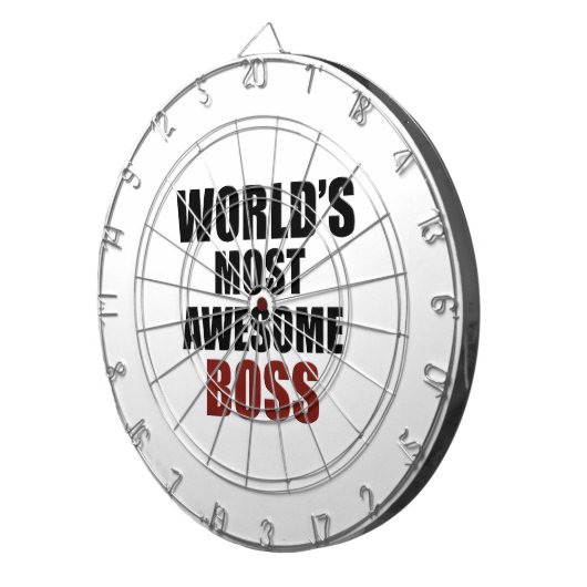 Fantastischste Chef der Welt der Dartscheibe (Vorderseite rechts)