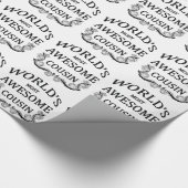 Fantastischste Cousin der Welt der Geschenkpapier (Ecke)