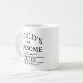 Fantastischste Cousin der Welt der Kaffeetasse (Vorderseite Links)