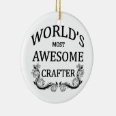 Fantastischste Crafter der Welt der Keramik Ornament (Rechts)