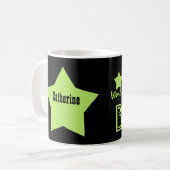 Fantastischste der CHEF V22 der Welt LIMONE GRÜNE Kaffeetasse (Vorderseite Links)