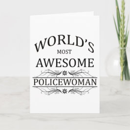 Fantastischste die Polizei-Frau der Welt Karte