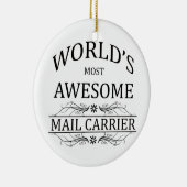 Fantastischste die Post-Fördermaschine der Welt Keramik Ornament (Rechts)