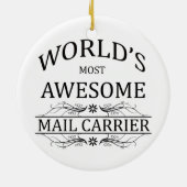 Fantastischste die Post-Fördermaschine der Welt Keramik Ornament (Hinten)