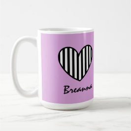 Fantastischste die TANTE STRIPED der Welt Herzen Tasse