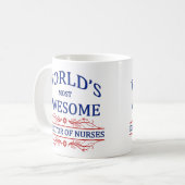 Fantastischste Direktor Of Nurses der Welt der Kaffeetasse (Vorderseite Links)