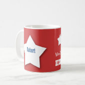 Fantastischste EHEMANN und VATER B077 der Welt der Kaffeetasse (Vorderseite Links)