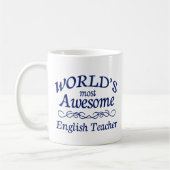 Fantastischste englische Lehrer der Welt der Kaffeetasse (Links)