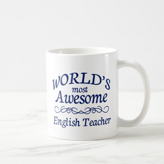 Fantastischste englische Lehrer der Welt der Kaffeetasse (Rechts)