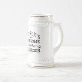 Fantastischste Enkel der Welt der Bierglas (VorderseiteRechts)