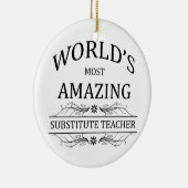 Fantastischste Ersatzlehrer der Welt der Keramikornament (Rechts)