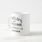 Fantastischste Großmutter der Welt die Kaffeetasse (Vorderseite Links)