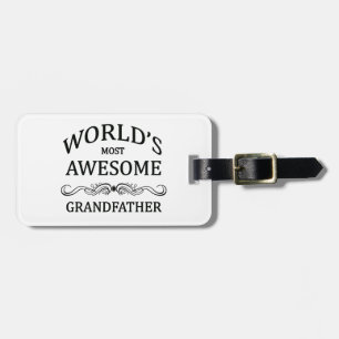 Fantastischste Großvater der Welt der Gepäckanhänger