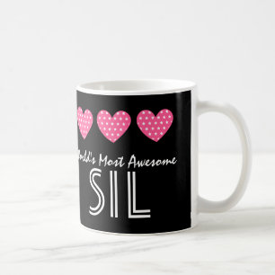 Fantastischste Herzen V05 die SCHWÄGERIN der Welt Kaffeetasse