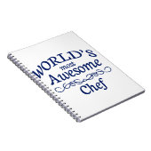 Fantastischste Koch der Welt der Notizblock (Rechte Seite)