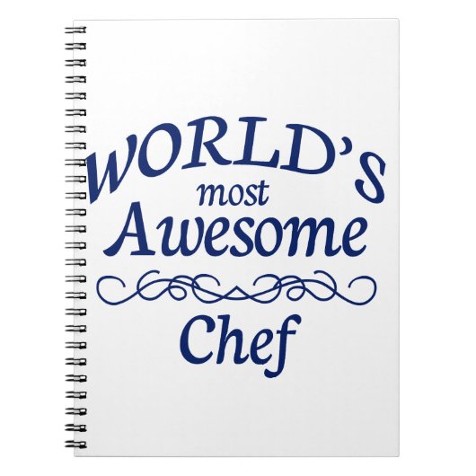 Fantastischste Koch der Welt der Notizblock (Vorderseite)