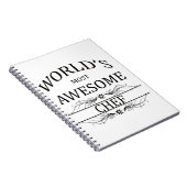 Fantastischste Koch der Welt der Notizblock (Rechte Seite)