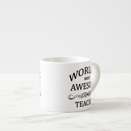 Fantastischste Lehrer der Welt der Espressotasse (Vorderseite Rechts)