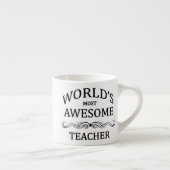 Fantastischste Lehrer der Welt der Espressotasse (Rechts)