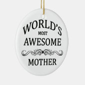Fantastischste Mutter der Welt die Keramikornament (Rechts)