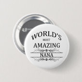 Fantastischste Nana der Welt die Button (Vorne & Hinten)
