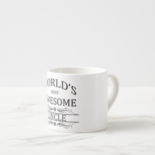 Fantastischste Onkel der Welt der Espressotasse (Vorderseite Rechts)