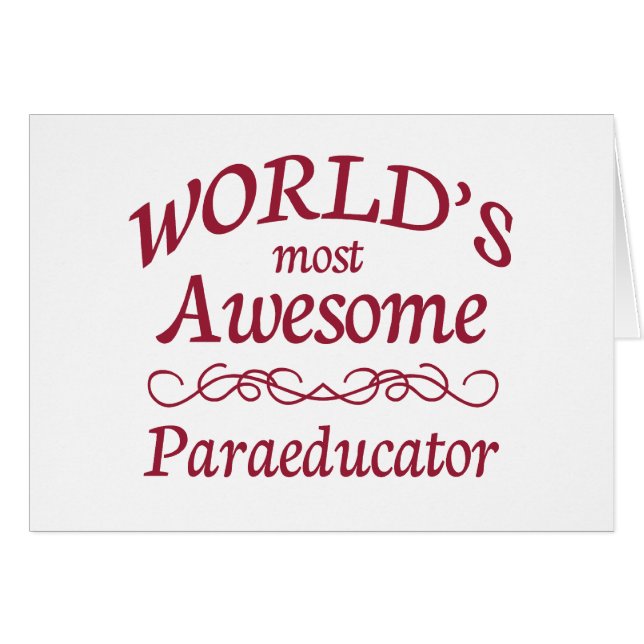 Fantastischste Paraeducator der Welt das (Vorderseite (Horizontal))