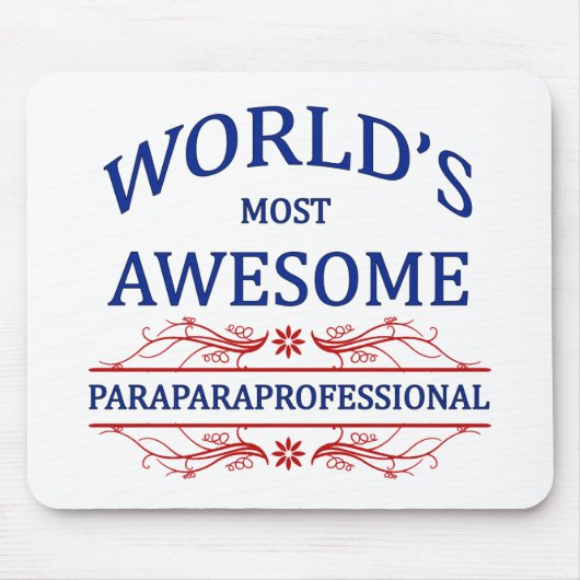 Fantastischste Paraprofessional der Welt der Mousepad (Vorne)