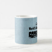 Fantastischste PATE der Welt der blauer Grunge Kaffeetasse (Mittel)