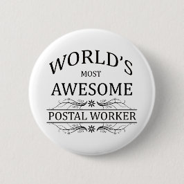 Fantastischste Postarbeitskraft der Welt die Button