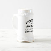 Fantastischste Schwager der Welt der Bierglas (Vorderseite Links)