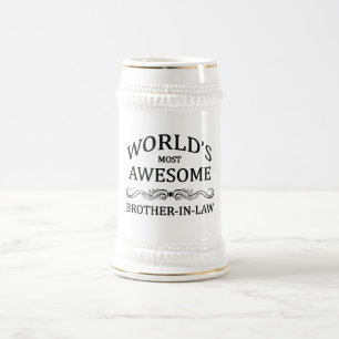 Fantastischste Schwager der Welt der Bierglas